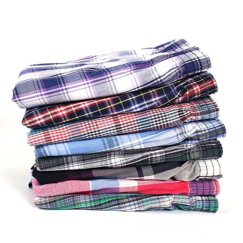 Great 5 pcs Men's Underwear Boxers Shorts - Casual Cotton Sleep Underpants (D9)(TG6)