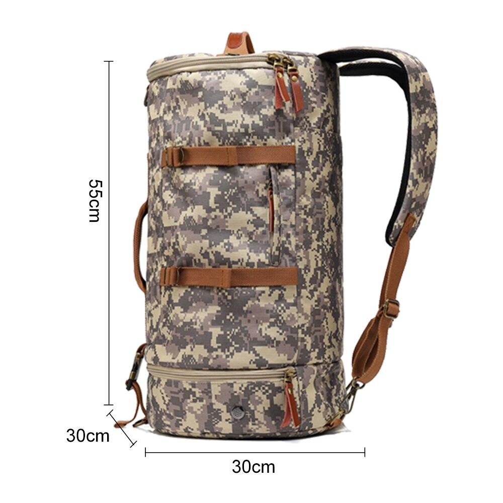 50L Military Tactical Backpack - Camping Mountaineering Bag - Men's Hiking Rucksack Travel Backpacks (D78)(LT3)