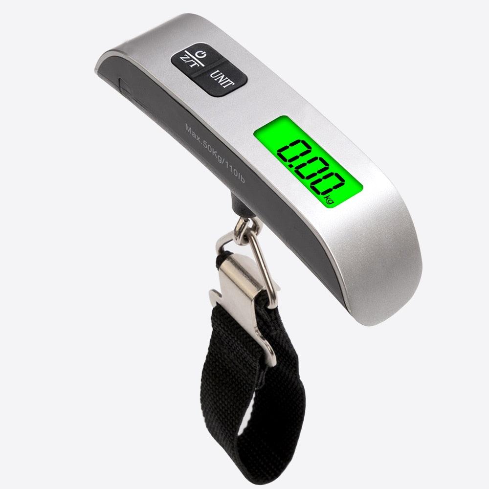 50kg/110lb Digital Electronic Luggage Scale - Portable Suitcase Scale Handled Travel Bag (LT6)(F104)