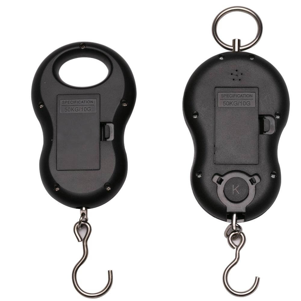 50kg x 10g Mini Digital Scale For Fishing Luggage - Travel Weighting Steelyard Hanging Electronic Hook Scale (LT6)(F104)