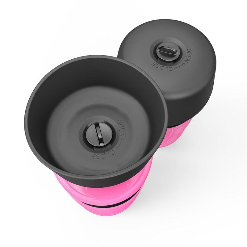 520ml Portable Dog Water Feeder - Outdoor Pet Water Bottle Anti-overflow Dog Plastic Water Bottle (2U71)