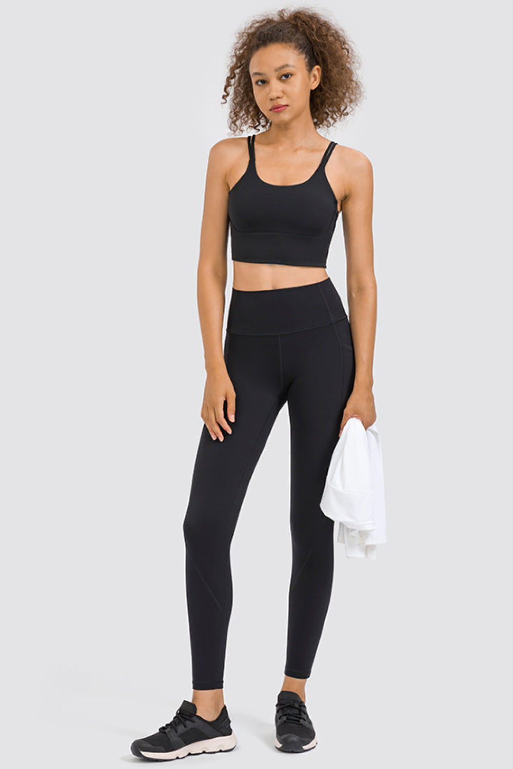 High Rise Yoga Leggings with Side Pocket (TBL) T