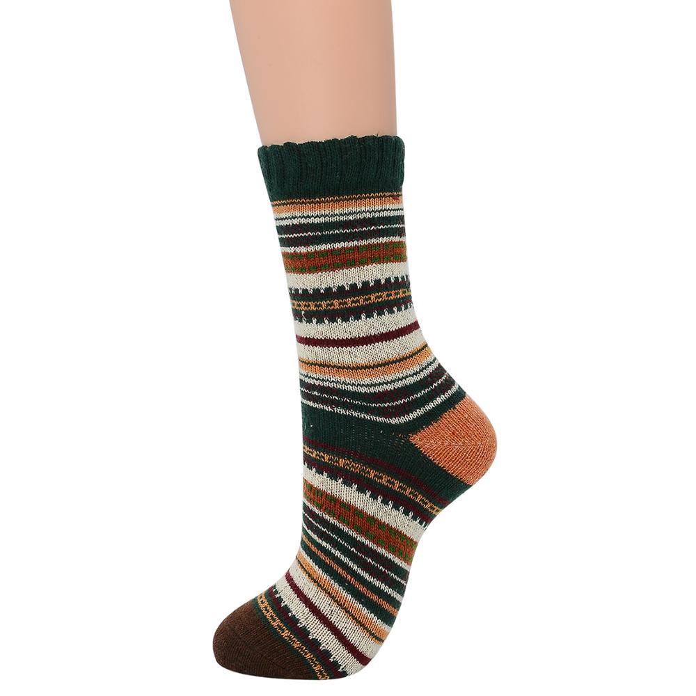 Great 5pairs Casual Thick Warm Socks - Wool Blends Warm Winter Socks (D87)(2WH1)(3WH1)