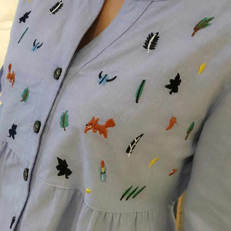 Nice Waist Pleated Cotton Maternity Shirt - Summer & Spring Blouse Tops - Pregnant Women Pregnancy Clothing (Z1)(F4)
