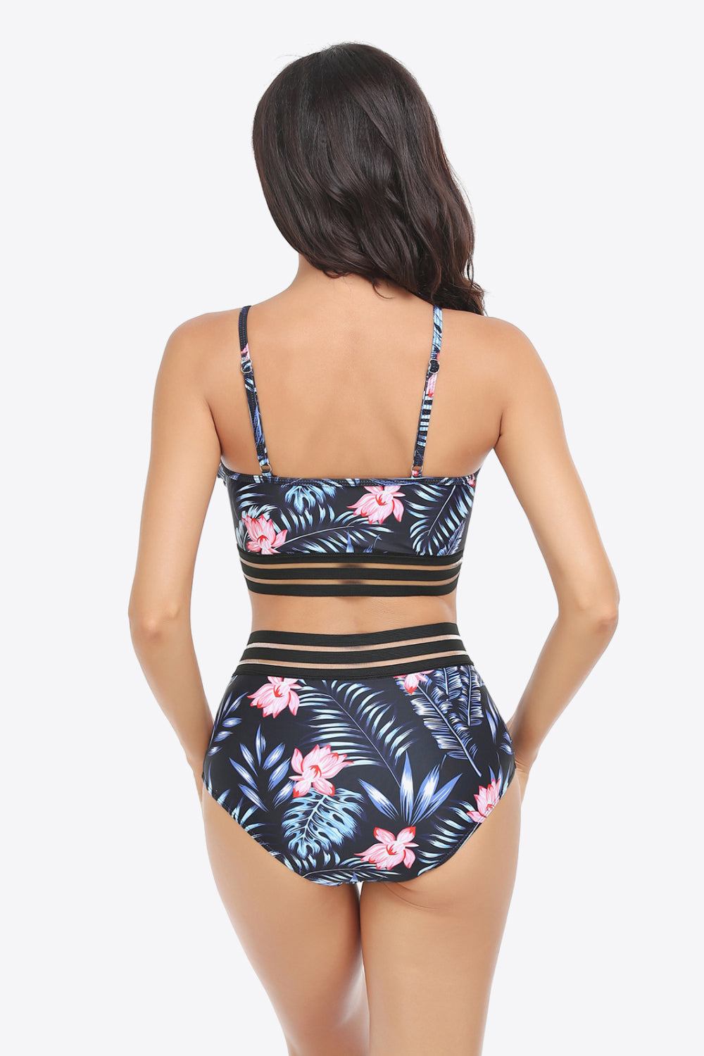 Ruffled Plunge Bikini Set (TB13D) T