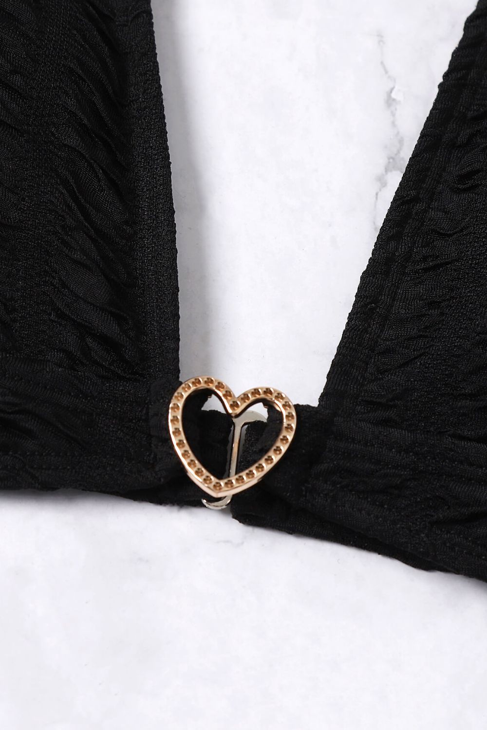 Textured High Cut Bikini Set (TB9D) T
