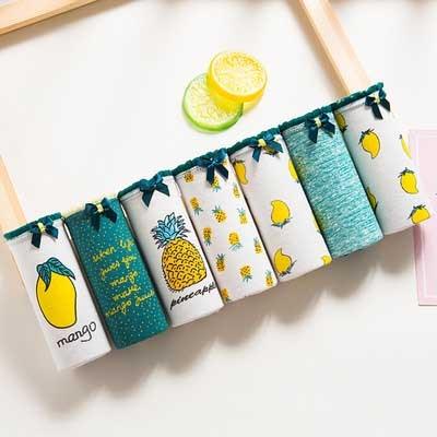 Great 7pcs/lot Women's Panties - Cotton Underwear Briefs Sexy Lingeries - Girls Cute Panty (D28)(TSP3)