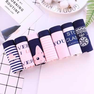 Great 7pcs/lot Women's Panties - Cotton Underwear Briefs Sexy Lingeries - Girls Cute Panty (D28)(TSP3)