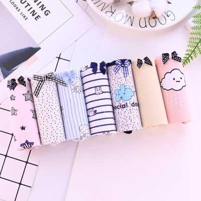 Great 7pcs/lot Women's Panties - Cotton Underwear Briefs Sexy Lingeries - Girls Cute Panty (D28)(TSP3)
