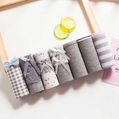 Great 7pcs/lot Women's Panties - Cotton Underwear Briefs Sexy Lingeries - Girls Cute Panty (D28)(TSP3)