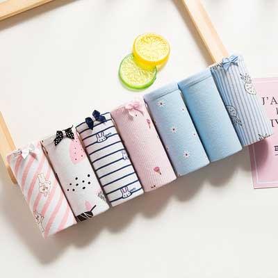 Great 7pcs/lot Women's Panties - Cotton Underwear Briefs Sexy Lingeries - Girls Cute Panty (D28)(TSP3)