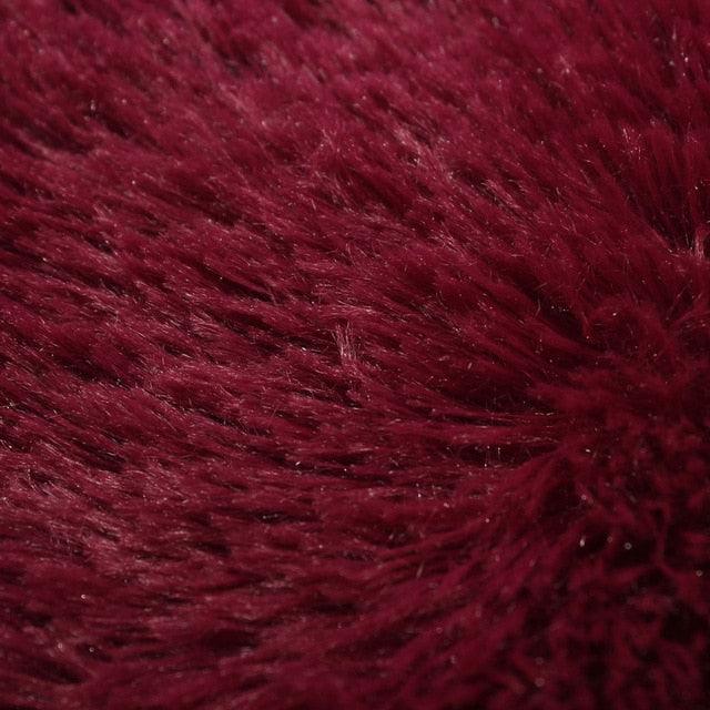 80*120CM Fluffy Rugs Anti-Skid Shaggy Area Rug Dining Living Room Bedroom Home Bedroom Soft Carpet (D68)(RU2)(RU3)(1U68)
