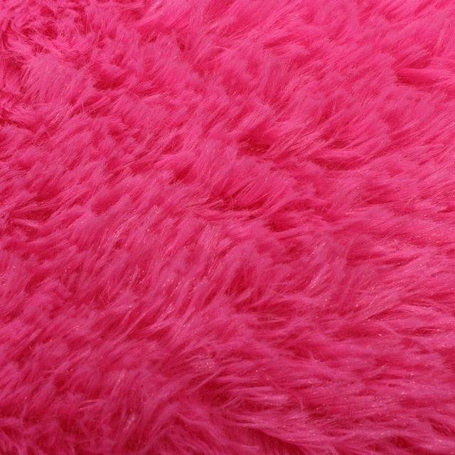 80*120CM Fluffy Rugs Anti-Skid Shaggy Area Rug Dining Living Room Bedroom Home Bedroom Soft Carpet (D68)(RU2)(RU3)(1U68)