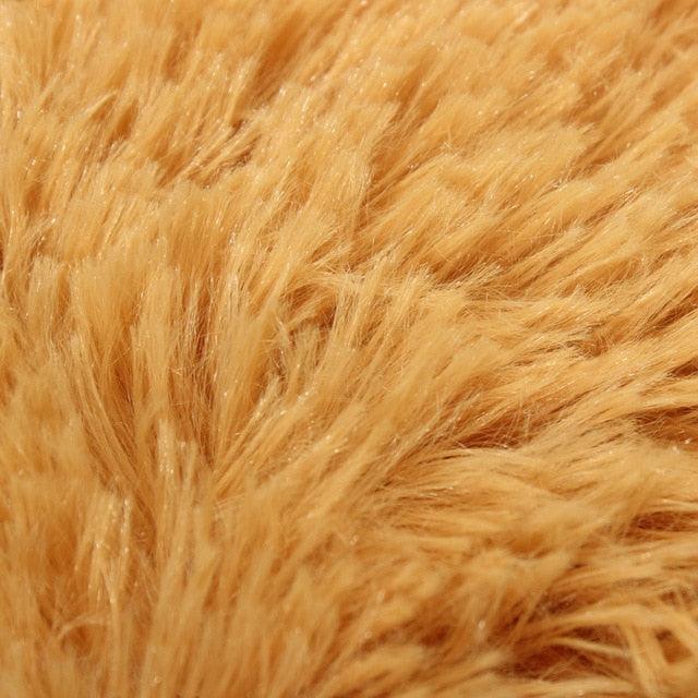 80*120CM Fluffy Rugs Anti-Skid Shaggy Area Rug Dining Living Room Bedroom Home Bedroom Soft Carpet (D68)(RU2)(RU3)(1U68)