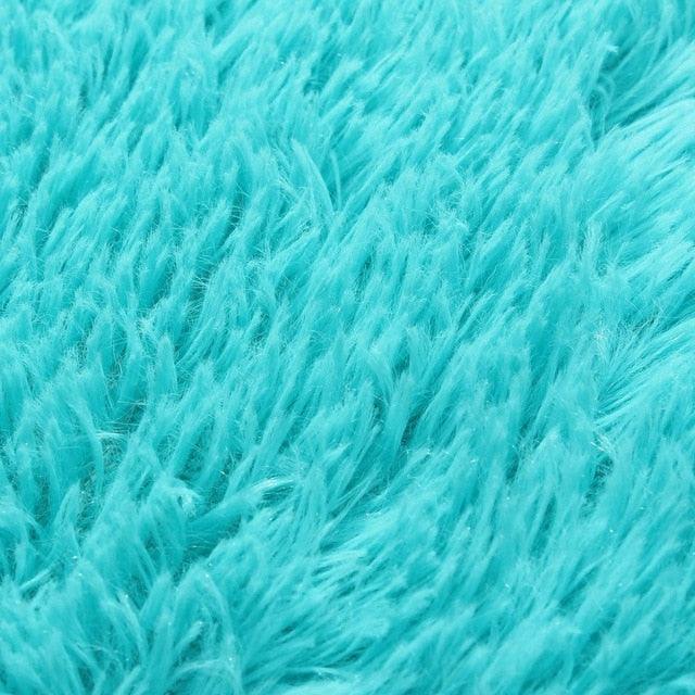 80*120CM Fluffy Rugs Anti-Skid Shaggy Area Rug Dining Living Room Bedroom Home Bedroom Soft Carpet (D68)(RU2)(RU3)(1U68)