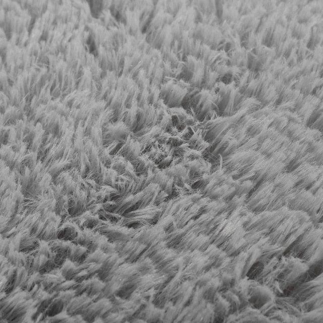 80*120CM Fluffy Rugs Anti-Skid Shaggy Area Rug Dining Living Room Bedroom Home Bedroom Soft Carpet (D68)(RU2)(RU3)(1U68)