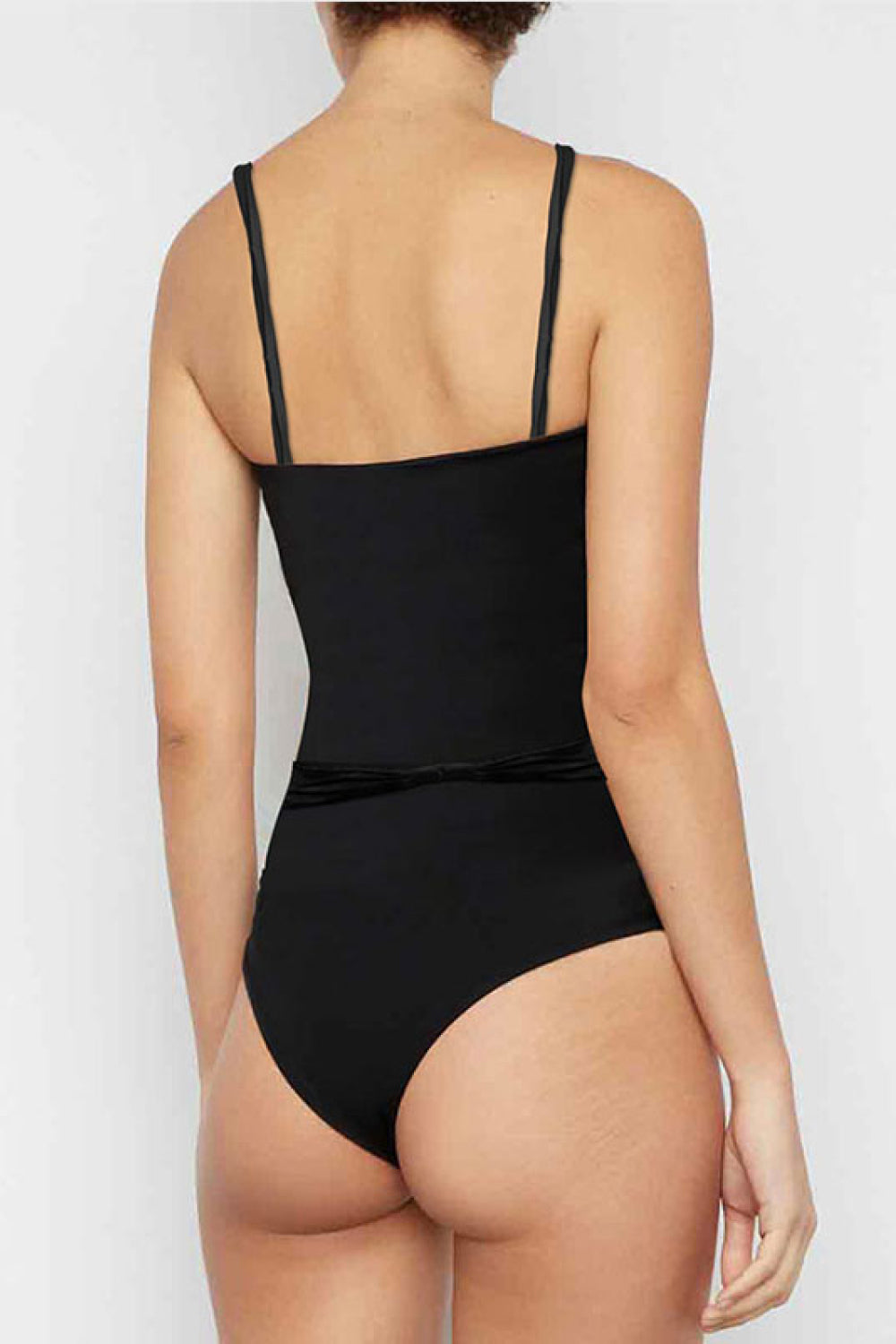 Contrast Flower Detail One-Piece Swimsuit (TB11D) T