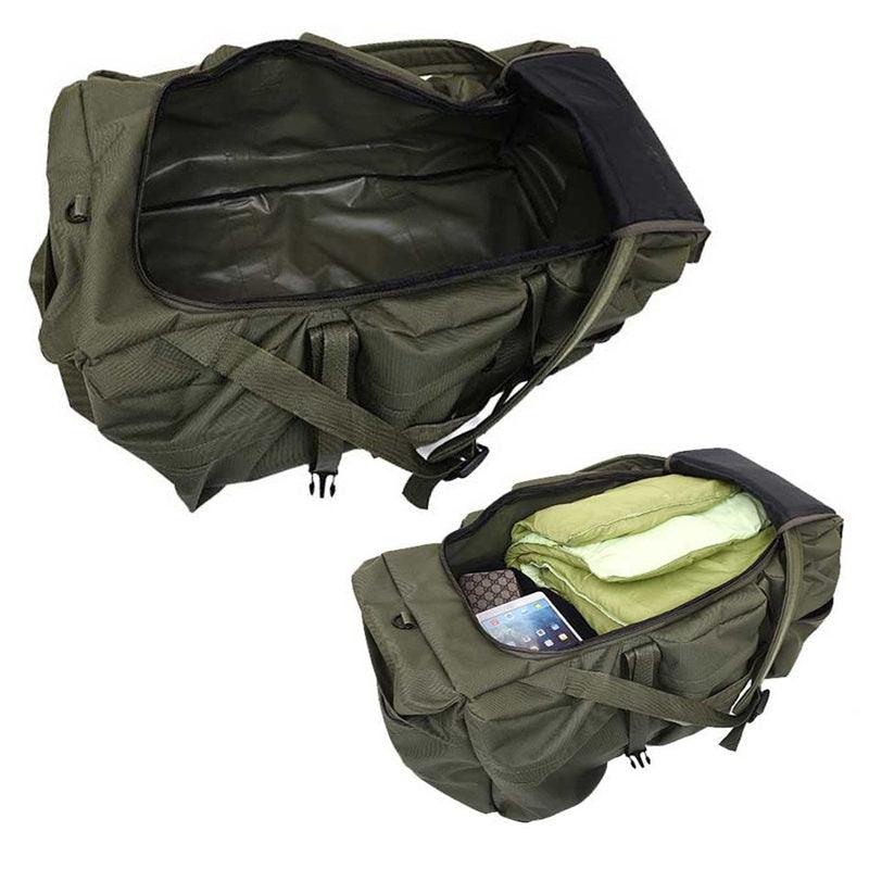 Large Capacity Men's Travel Bags - Canvas Military Tactical Backpack - Waterproof Hiking Climbing Camping (D78)(LT3)