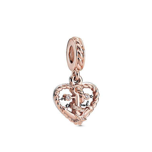925 Sterling Silver Women Jewelry Ocean Series Turtle Charm - Starfish Beads Fit 3mm Bracelet DIY (D81)(6JW)