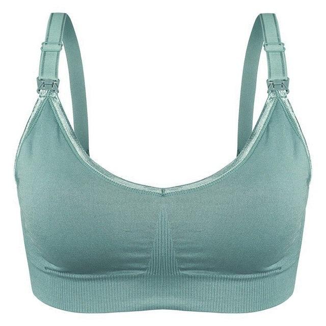 Gorgeous Wireless Gather Seamless Maternity Nursing Sports Bras - Casual Breastfeeding Bras - Pregnancy Sleeping Wear (4Z2)