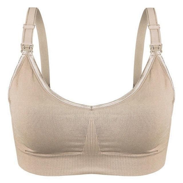 Gorgeous Wireless Gather Seamless Maternity Nursing Sports Bras - Casual Breastfeeding Bras - Pregnancy Sleeping Wear (4Z2)