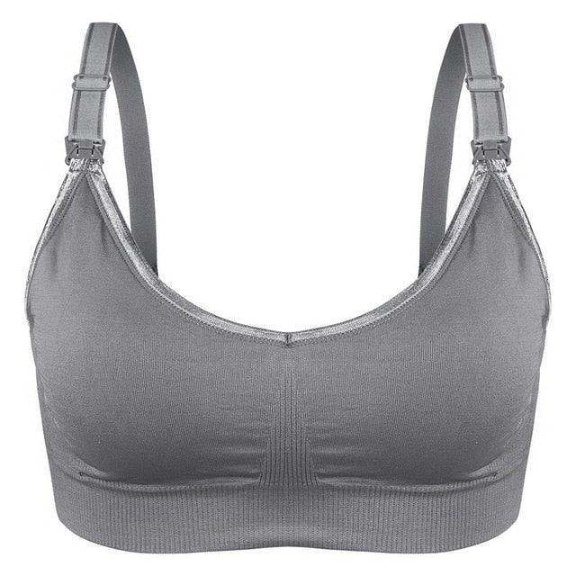 Gorgeous Wireless Gather Seamless Maternity Nursing Sports Bras - Casual Breastfeeding Bras - Pregnancy Sleeping Wear (4Z2)