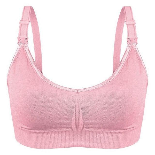 Gorgeous Wireless Gather Seamless Maternity Nursing Sports Bras - Casual Breastfeeding Bras - Pregnancy Sleeping Wear (4Z2)
