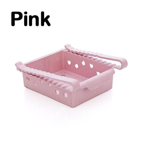 Slide Storage Rack Organizer - Adjustable Refrigerator Shelf Holder (AK9)