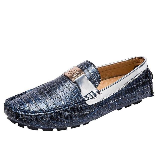 Men Luxury Loafers Gold Driving Shoes - Moccasins Italian Shoes (MSC5)(MSC4)(MSC1)(F12)