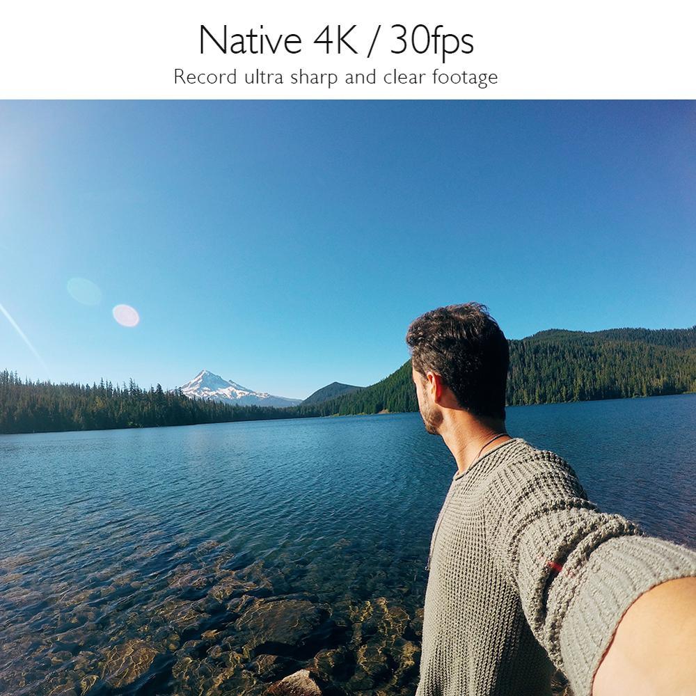 V50X WiFi Action Camera - Native 4K30fps Sport Camera with EIS -Touch Screen Adjustable View Angle 131 feet Waterproof Camera (MC6)(1U54)