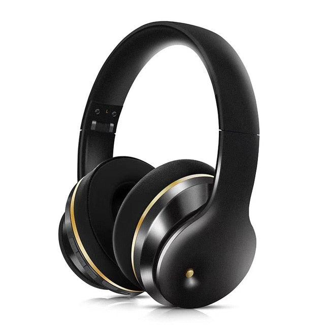 Great Bluetooth Headphones Active Noise Cancelling Wireless Headset Foldable Hifi Deep Bass Earphones with Microphone (AH2)(RS8)(F49)