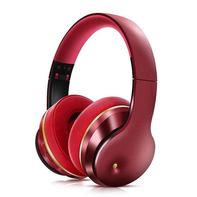 Great Bluetooth Headphones Active Noise Cancelling Wireless Headset Foldable Hifi Deep Bass Earphones with Microphone (AH2)(RS8)(F49)