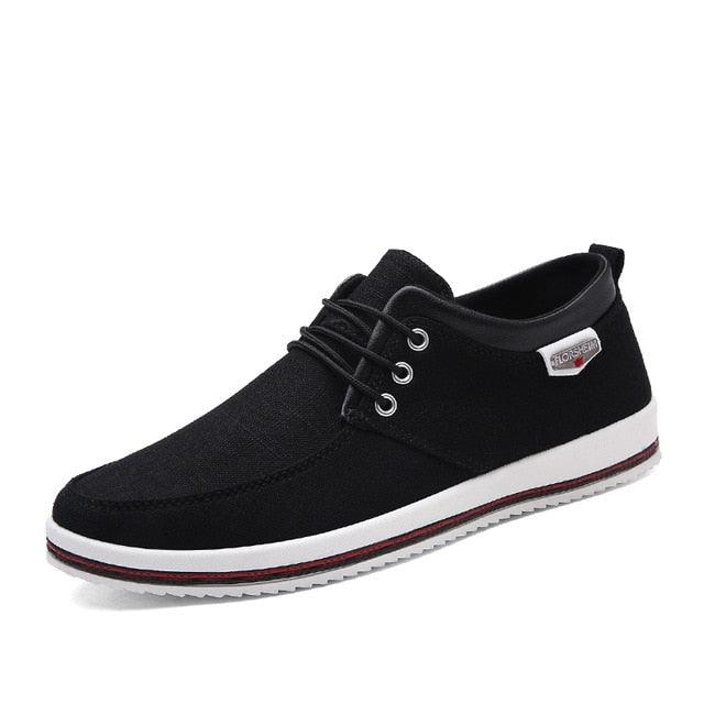 Great Fashion Men's Shoes - Canvas Casual Men's Shoes - Handmade Moccasins (MSC2)(F12)