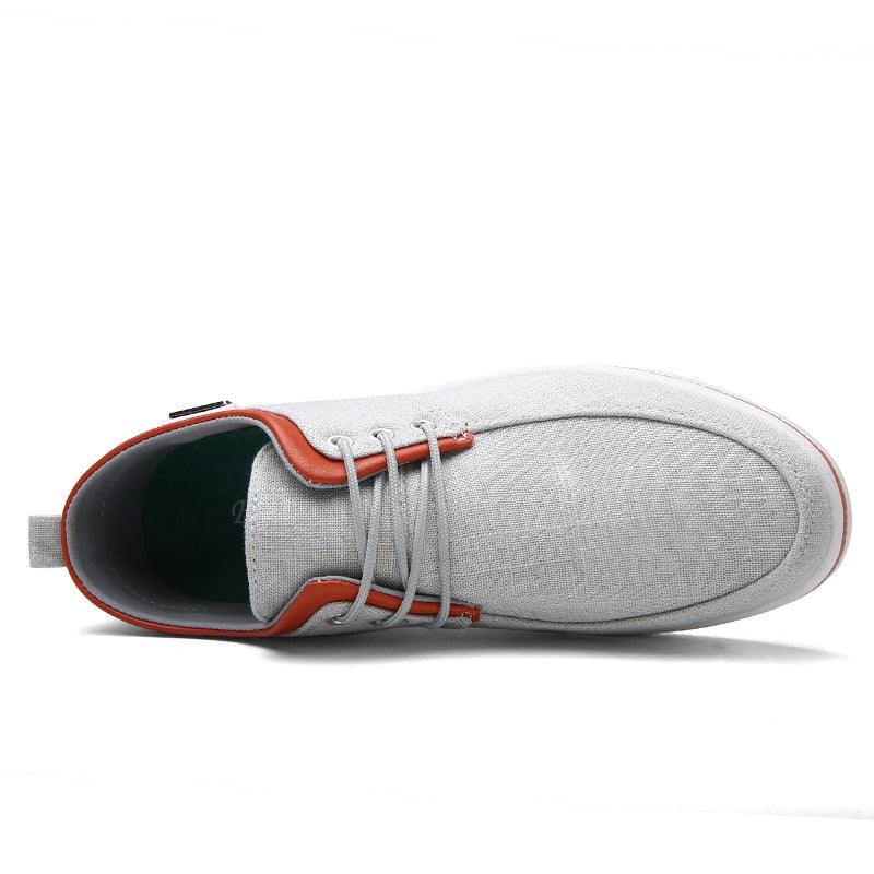 Great Fashion Men's Shoes - Canvas Casual Men's Shoes - Handmade Moccasins (MSC2)(F12)