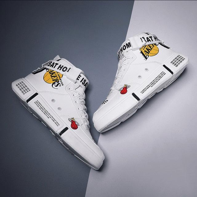 Trending Sneakers - Men's Superstar Fashion Printed High top Sneakers (MSA2)