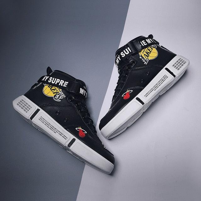 Trending Sneakers - Men's Superstar Fashion Printed High top Sneakers (MSA2)