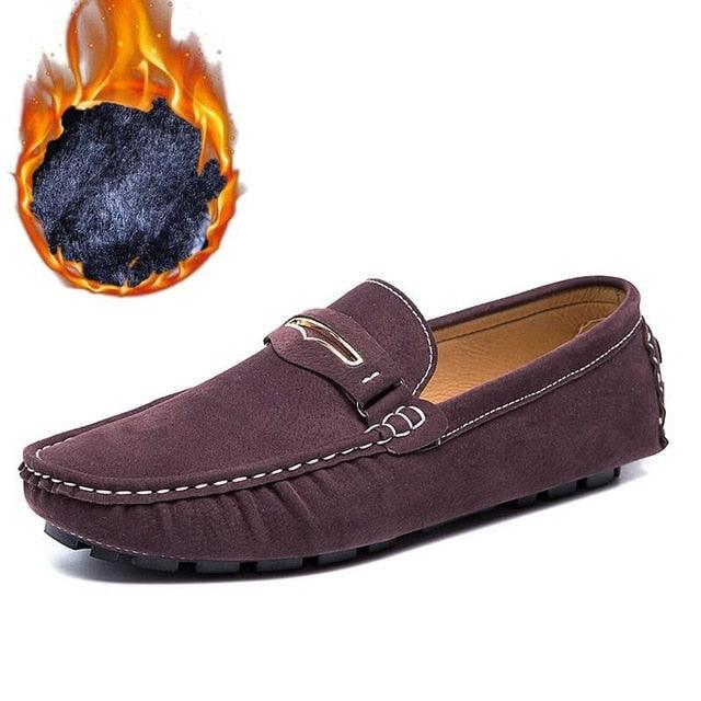 Men's Loafers Suede Shoes -Moccasins Boat Shoes - Slip On Driving Shoes (D12)(MSC5)(MSC4)(MSC1)