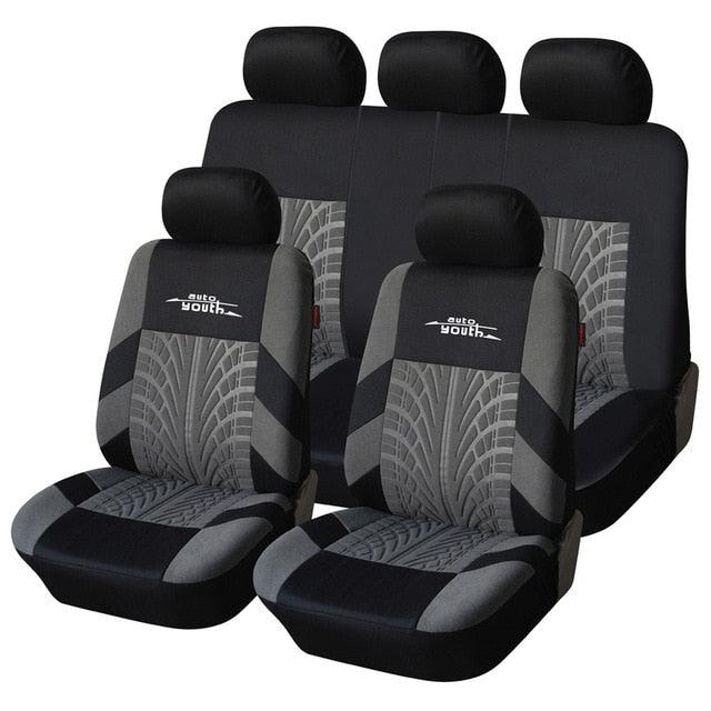 Great Embroidery Car Seat Covers Set - Universal Fit Most Cars Covers (7WH1)