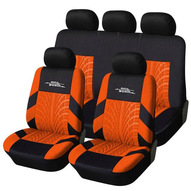 Great Embroidery Car Seat Covers Set - Universal Fit Most Cars Covers (7WH1)
