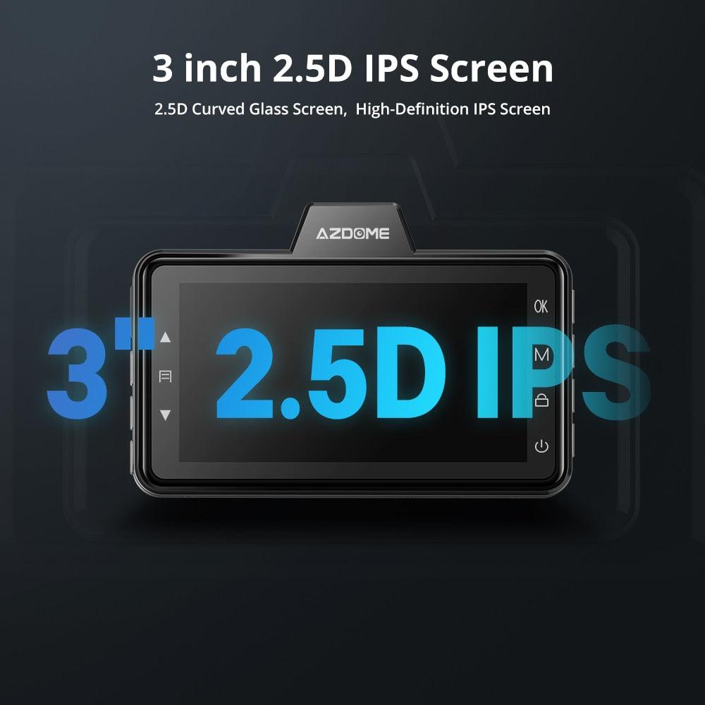 Great Dash Cam Camera FHD 1080P with Night Vision, 3 Inch IPS Screen Dash Cam for Cars,DVR Parking Monitor (CT3)(1U60)