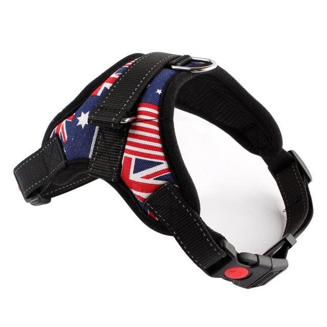 Adjustable Nylon No Pull Cat Dog Harness Vest - Large Leash XL Medium Pet Supplies Vest Pet Collar Accessories (1U70)(1U75)