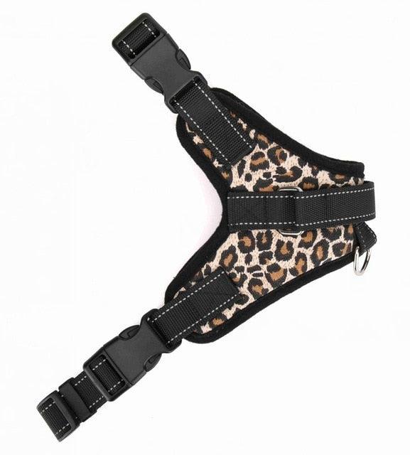 Adjustable Nylon No Pull Cat Dog Harness Vest - Large Leash XL Medium Pet Supplies Vest Pet Collar Accessories (1U70)(1U75)