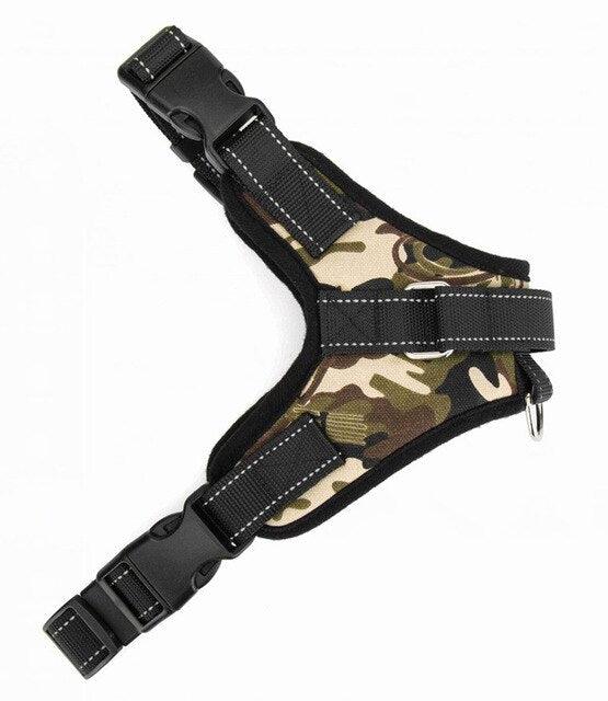 Adjustable Nylon No Pull Cat Dog Harness Vest - Large Leash XL Medium Pet Supplies Vest Pet Collar Accessories (1U70)(1U75)
