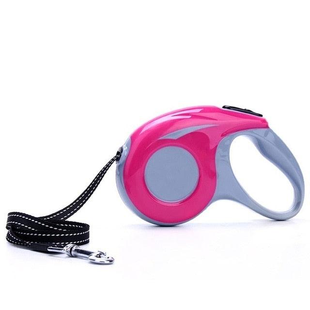 Advanced Automatic Traction Small Dog Leash Pitbull Nylon Puppy Chain Pet Accessories (2W1)(F70)