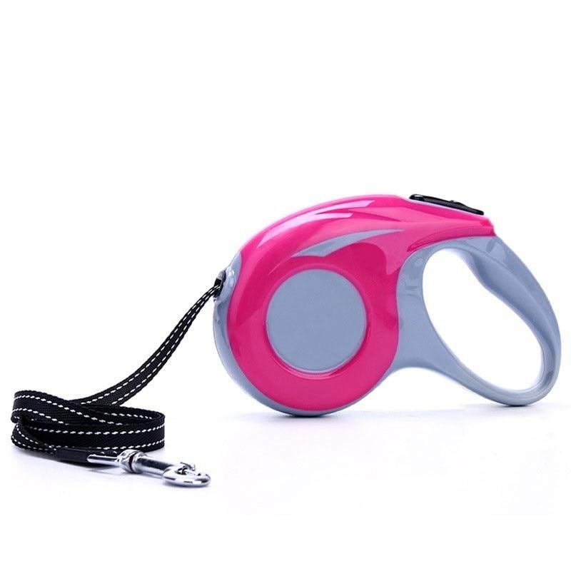 Advanced Automatic Traction Small Dog Leash Pitbull Nylon Puppy Chain Pet Accessories (2W1)(F70)