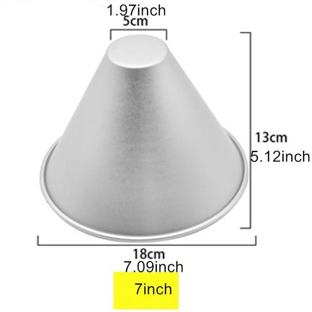 Aluminum Doll Cake Mold Dolly Varden Pan Doll Dress Cake Tin 4/6/7/8/10 Inch (AK2)