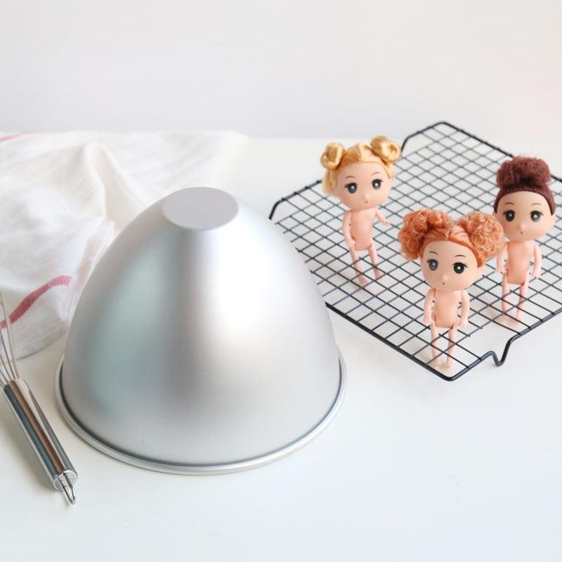 Aluminum Doll Cake Mold Dolly Varden Pan Doll Dress Cake Tin 4/6/7/8/10 Inch (AK2)