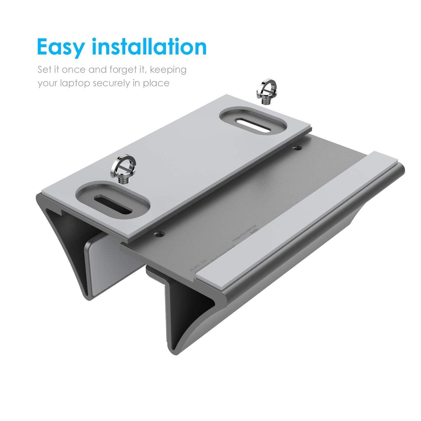 Aluminum Space-Saving Vertical Desktop Stand for MacBook Air/Pro 16 13 15, iPad Pro 12.9, Chromebook and 11 to 17-inch Laptop (D51)(TL1)(CA4)(1U51)(1U52)