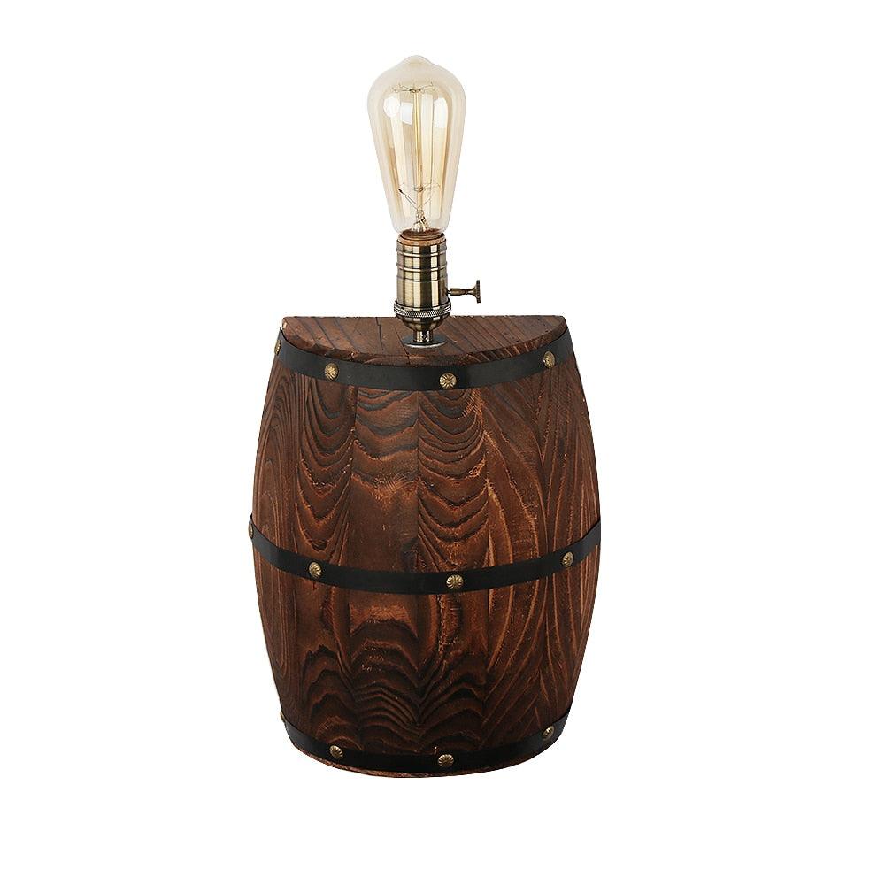 American vintage wall lamps country wine barrel modern wall lights LED E27 (D58)(LL3)(LL2)(1U58)