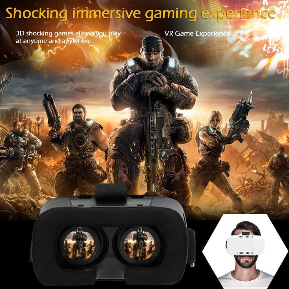 Great Virtual Reality Glasses 3D VR Glasses Headset Universal for Android iOS Windows Smart Phones with 4.7 to 6.0 Inches (RG)(1U55)